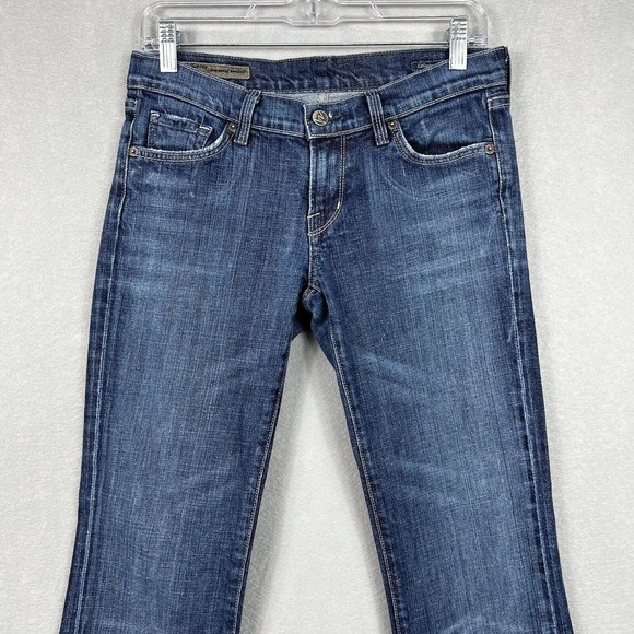 Citizen of Humanity Jeans Size 28 Kelly Low Waist Bootcut Raw Hem 28" In - Picture 3 of 11